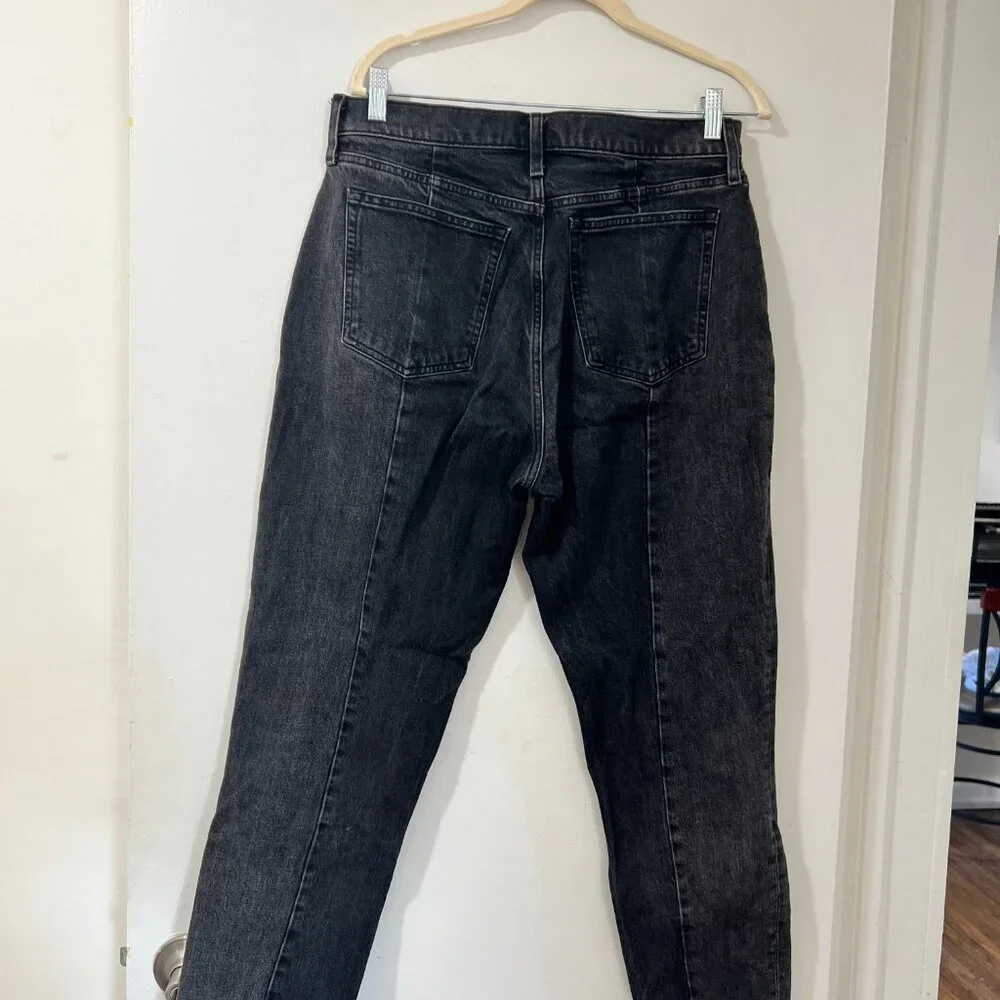 ✨ Abercrombie & Fitch The Mom High Rise Jeans – Size 31/12 Long ✨ - Picture 4 of 7
